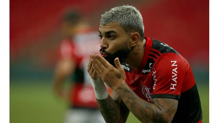Gabi, comemorando gol. (Foto: Getty Images)