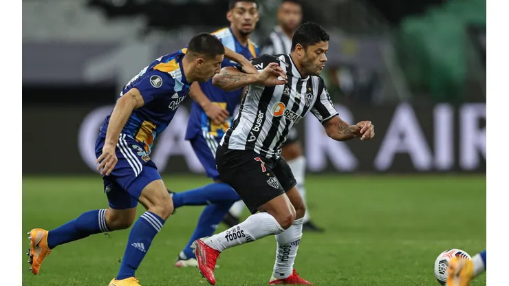 Atlético, de Hulk, bateu o Boca Juniors nos pênaltis (Foto: Pedro Souza / Atlético / Divulgação)