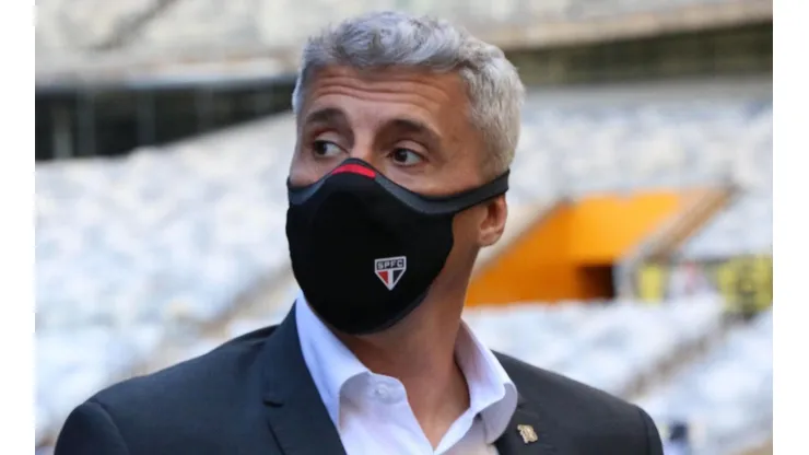Hernán Crespo, treinador do São Paulo (Foto: Fernando Moreno/AGIF)
