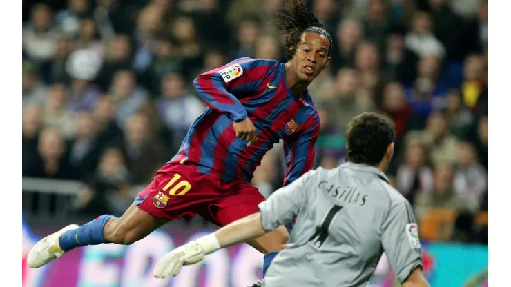 Ronaldinho Gaúcho e Iker casillas. (Foto: Getty Images)