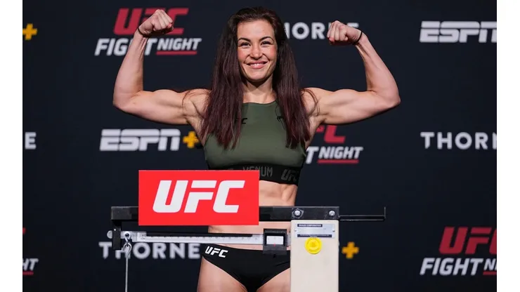 Miesha Tate voltou aos octógonos com uma vitória por nocaute técnico (Foto: Getty Images)