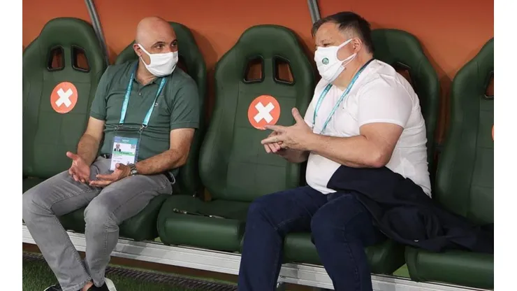 Galiotte e Barros: Verdão estuda novo reforço para defesa (Foto: Cesar Greco/Palmeiras/Divulgação)