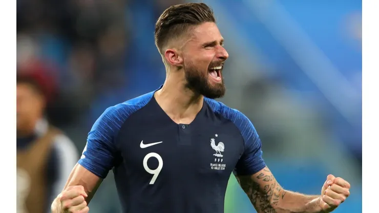 Giroud foi campeão do mundo com a seleção francesa em 2018 (Foto: Getty Images)