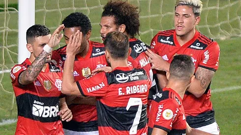 Flamengo goleia o Bahia por 5 x 0, pelo Campeonato Brasileiro com hat-trick de Gabigol. (Foto: Walmir Cirne/AGIF)