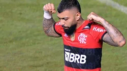 Gabigol marca três gols e pede música no Fantástico. (Foto: Walmir Cirne/AGIF)