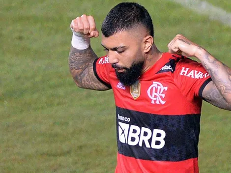 Gabigol marca três gols e pede música no Fantástico