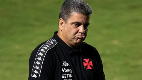 O empate diante do Náutico foi o último jogo de Marcelo Cabo pelo Vasco (Foto: Jorge Rodrigues/AGIF)