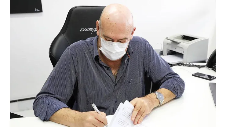 Andrés Rueda, presidente do Santos - Foto: Flickr Oficial Santos Futebol Clube