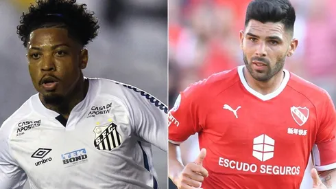 Santos e Independiente se enfrentam na noite desta quinta-feira (Foto: Getty Images)