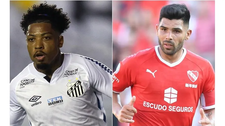 Santos e Independiente se enfrentam na noite desta quinta-feira (Foto: Getty Images)