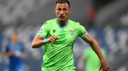 Lazio jogou de verde na última temporada da Serie A (Foto: Getty Images)