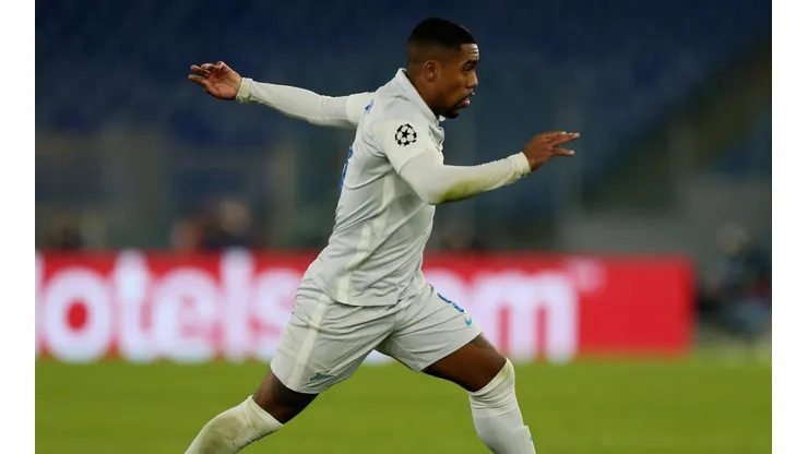 Malcom em ação com a camisa do Zenit (Foto: Getty Images)