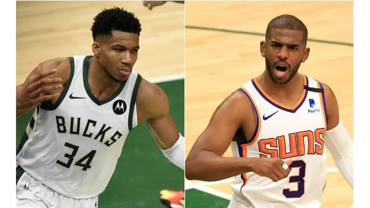 Os craques Giannis Antetokoumpo e Chris Paul estarão frente a frente novamente (Foto: Getty Images)