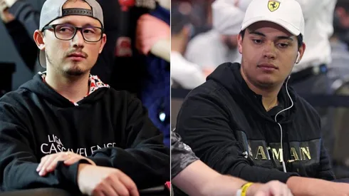 Leocir Carneiro e Belarmino de Sousa não tomaram conhecimento dos gringos no jogo online (Foto: Divulgação/BSOP)