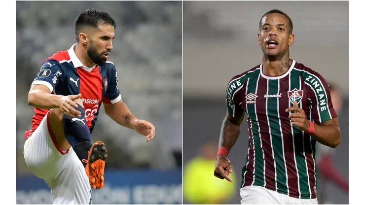 Cerro Porteño X Fluminense, pela Libertadores. (Foto: Getty Images)