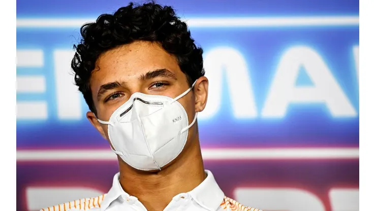 Lando Norris esteve na final da Eurocopa