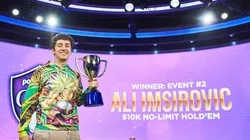 Ali Imsirovic está acumulando grandes resultados em série disputada no Cassino Aria (Foto: Divulgação/Poker Go Cup)