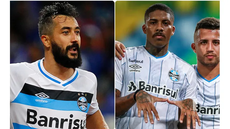 Douglas: avaliou o momento de Jean Pyerre e as atitudes do camisa 7 (Fotos: Lucas Uebel/Grêmio/Divulgação)