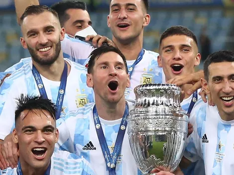 Ainda no gramado do Maracanã, Messi veta música em tom de provocação a brasileiros na festa do título da Copa América
