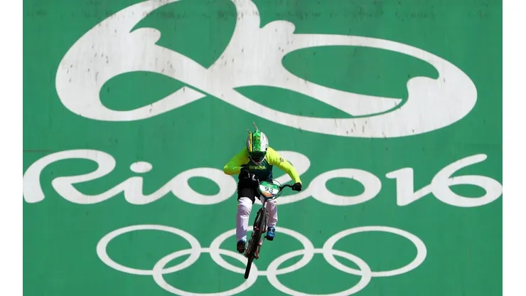 A tetracampeã nacional Priscilla Stevaux, durante prova nos Jogos do Rio 2016. (Foto: Getty Images)