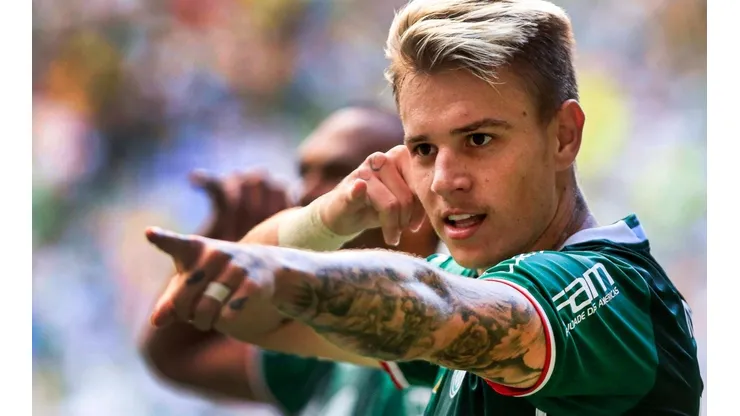 O atacante teve uma ótima passagem pelo Palestra. (Foto: Ale Cabral/AGIF)