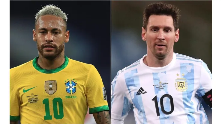 Neymar e Messi estarão frente a frente em uma decisão (Foto: Getty Images)