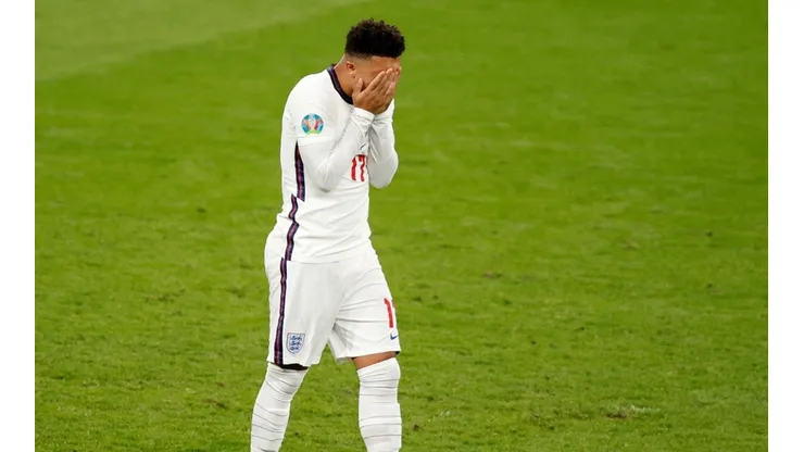 Sancho desperdiçou pênalti na final da Eurocopa, disputada entre Itália x Inglaterra