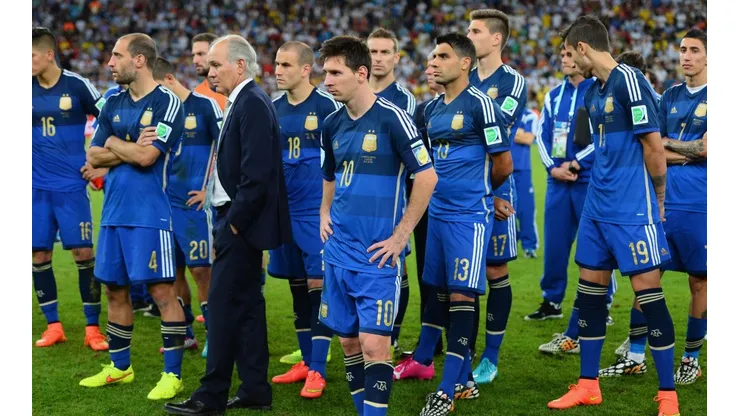 Jogadores da Argentina vice-campeões do mundo em 2014 (Foto: Getty Images)