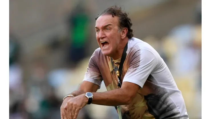 Cuca comandou o Santos no vice-campeonato da Libertadores. (Foto: Mauro Pimentel – Pool/Getty Images)