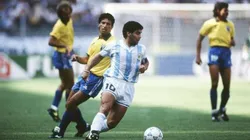 Maradona contra o Brasil. (Foto: Getty Images)