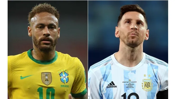 Neymar e Messi, ex-companheiros de Barcelona, estarão frente a frente (Foto: Getty Images)