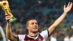 Podolski foi campeão do mundo com a seleção alemã em 2014 (Foto: Getty Images)