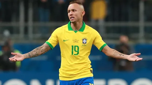 Everton marcou duas vezes diante do Peru na Copa América (Foto: Getty Images)