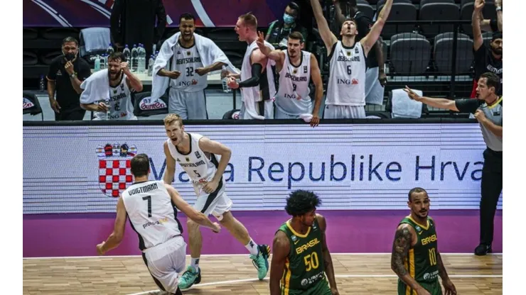 Alemanha vence o Brasil e fica com a vaga olímpica. (Foto: CBB - @basquetebrasil)