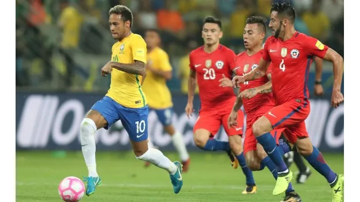 Brasil x Chile no Allianz Parque em 2017. (Foto: Lucas Figueiredo/CBF)
