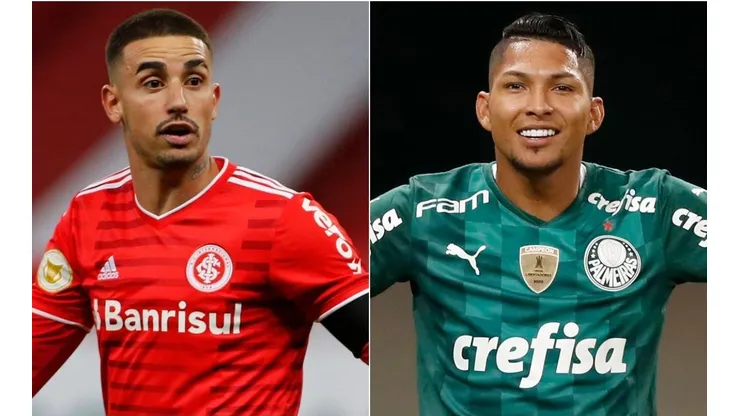 Internacional e Palmeiras se enfrentam nesta quarta-feira (Foto: Getty Images)