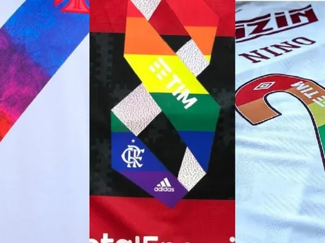 Flamengo, Vasco e Fluminense fazem homenagem a causa LGBTQIA+