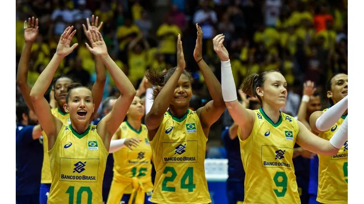 Seleção brasileira de vôlei feminino. (Foto: Pedro Vilela/Getty Images)