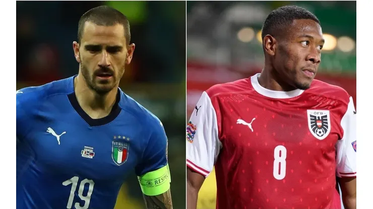 Itália e Áustria se enfrentam neste sábado (Foto: Getty Images)