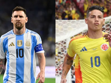 Messi x James: Os números dos astros de Argentina e Colômbia