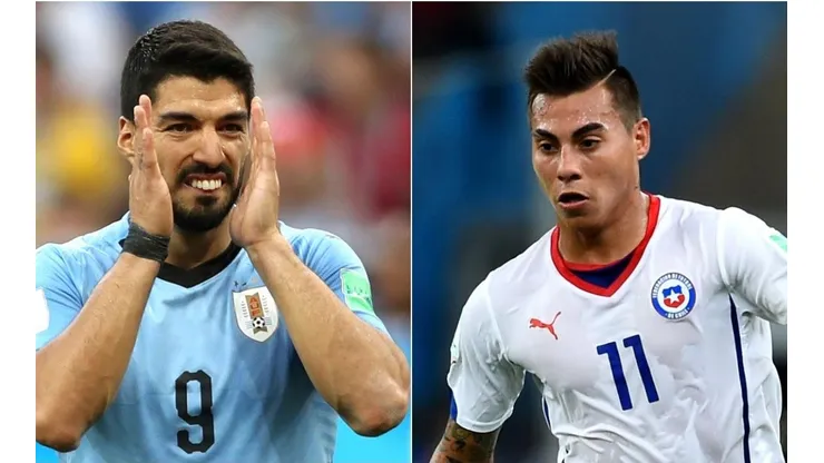 Uruguai e Chile se enfrentam nesta segunda-feira (Foto: Getty Images)