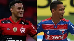 Flamengo e Fortaleza se enfrentam nesta quarta-feira (Foto: Getty Images e Fernando Moreno/AGIF)