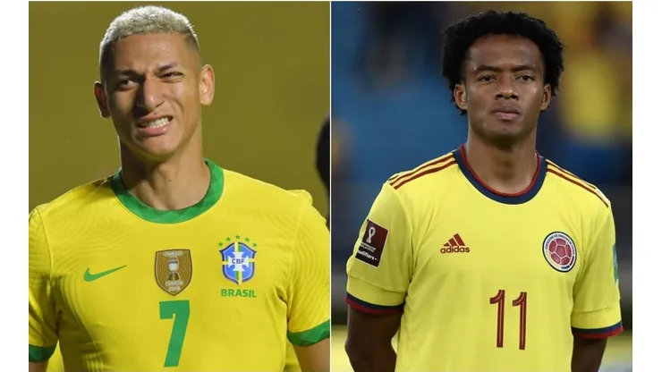 Brasil e Colômbia se enfrentam nesta quarta-feira (Foto: Getty Images)