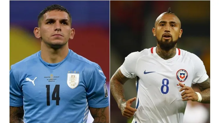 Uruguai e Chile se enfrentam nesta segunda-feira (Foto: Getty Images)