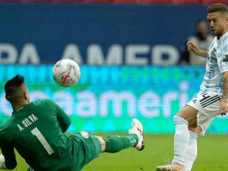 Intervalo de jogo: Argentina 1x0 Paraguai; veja o resumo e as estatísticas da primeira etapa