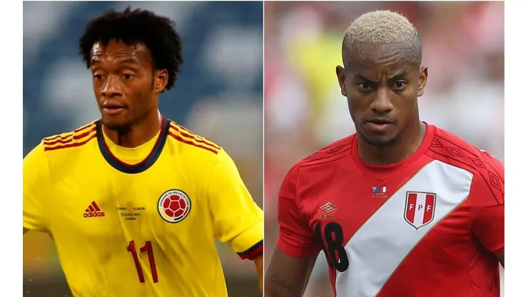 Colômbia e Peru se enfrentam neste domingo (Foto: Getty Images)