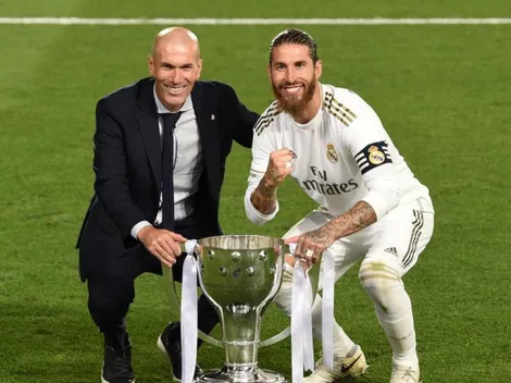 Sérgio Ramos ganha homenagem de Zidane nas redes sociais