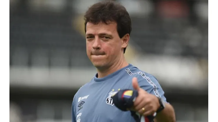 Diniz elogiou seu atleta - Foto: Ivan Storti/Flickr Oficial do Santos FC/Divulgação.