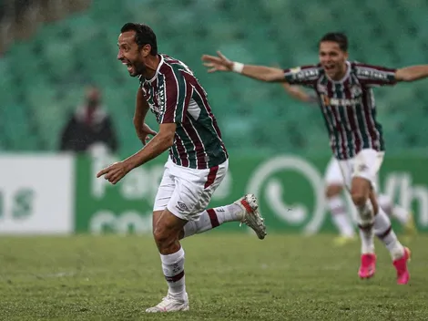 Nenê comemora seu 100º jogo pelo Fluminense
