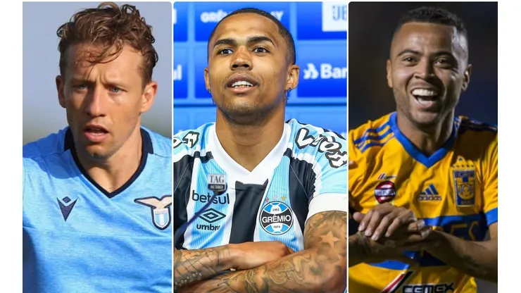 Fotos: Lucas Uebel/Grêmio/Divulgação, Getty Images/Azael Rodriguez/México e Getty Images/Paolo Bruno/Itália
